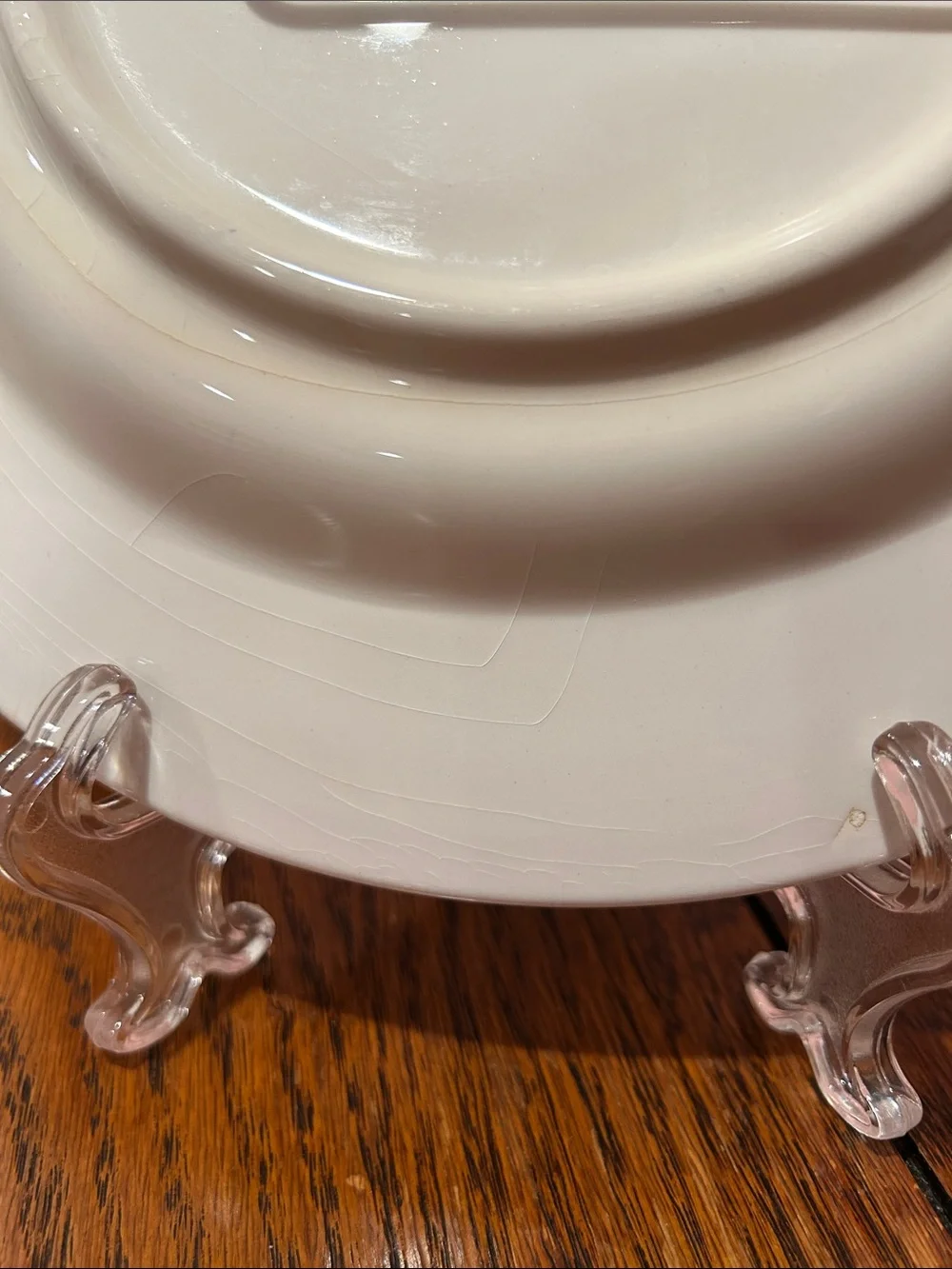 Blue Vine Decorative Serving Plate - White and Blue Made in Italy